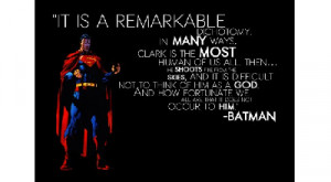 Batman Quote Superman Drunk Tiki