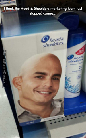 funny head shoulders bald man package funny head shoulders bald man ...