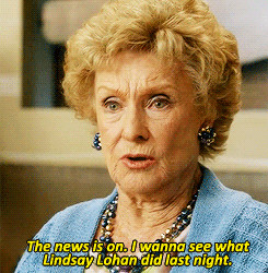 cloris leachman raising hope gif