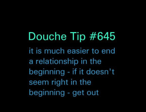 PLAIN VANILLA DOUCHE | I dated that douche™ .com