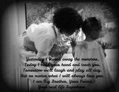 Big Brother Little Sister Love, #Quotes , #Sibling More
