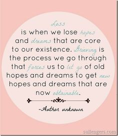 Explains grief perfectly