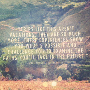 Quote from the Founder of Tom's in their new catalog}