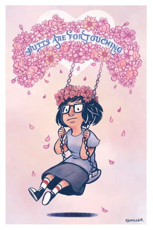... artists on tumblr Bob's Burgers tina belcher another print for June