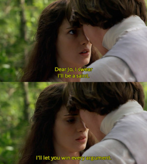 little women #Christian Bale #Winona Ryder #jo and laurie