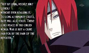 Anime Quotes About Pain Naruto Quote by Pain on War