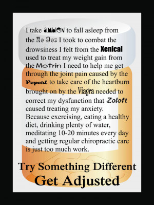 Try Something Different, Chiropractic Poster 18