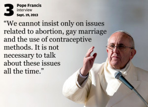 Best Quotes in 2013 Pope Francis