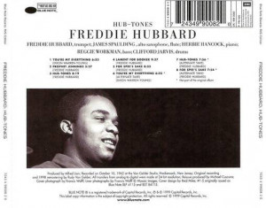 Freddie Hubbard Hub Tones 1962 Cd Back Cover picture
