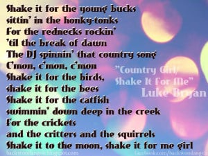 Country Girl/Shake It For Me