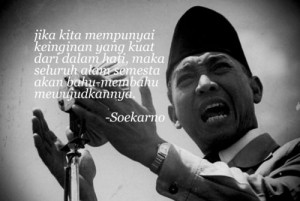Quotes by ir. Soekarno