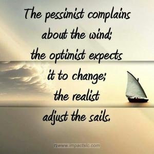 Optimist Pessimist Realist