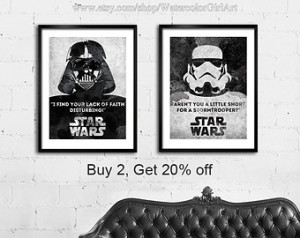 ... Darth Vader poster. Star Wars Stormtrooper poster. Star Wars quote
