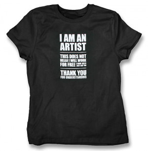 Am An Artist t shirt