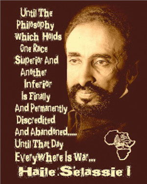 war as a solution then and then only will war cease peace and love jah ...