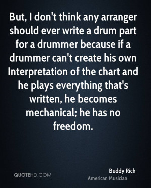 Buddy Rich Quotes