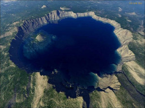 Crater Lake Aerial