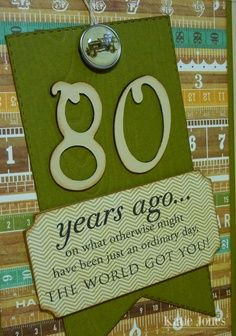 80th birthday card ideas, 80th birthday cards, dad 80th, birthday ...