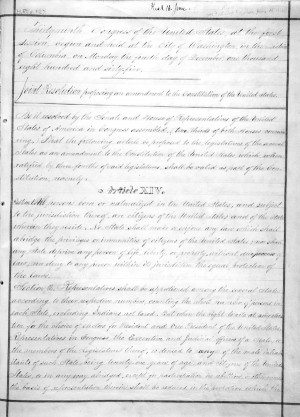 Fourteenth Amendment to the U.S. Constitution