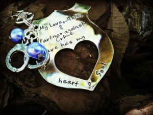 Police Wife Police Girlfriend Police Mom Hand by CharmletteDesigns, $ ...