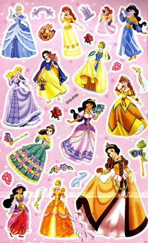 Disney Princess Disney Princesses Stickers