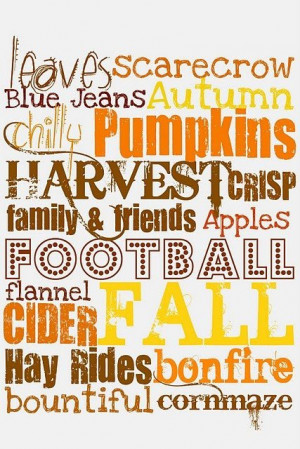 Thanksgiving, fall, autumn, quotes, sayings, football