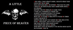 Avenged Sevenfold (A Little Piece of Heaven) by a7x-kjh