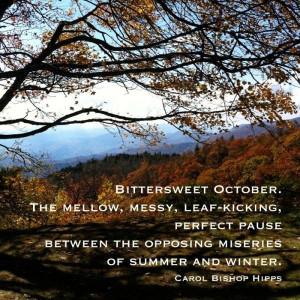 Fall, autumn, quotes, october, sayings, carol bishop hipps