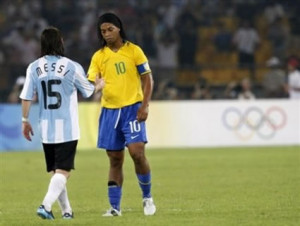 Soccer Quotes Ronaldinho Lionel messi & ronaldinho