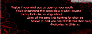 Motionless In White Quote Profile Facebook Covers