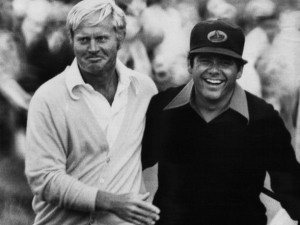 Jack Nicklaus, Lee Trevino, at U.S. Open Championship in Pebble Beach ...