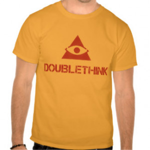 1984 doublethink t-shirt
