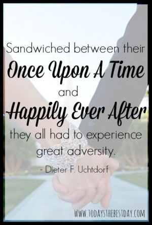 Sandwiched between their Once Upon A Time and Happily Ever After ...