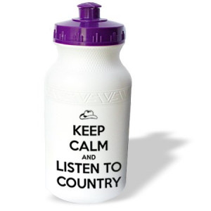 ... Quotes - Keep calm and listen to country. White and Black. Cowboy Hat