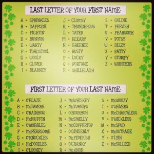 courteneydorena:what’s your leprechaun name? Stumpy O’Rainbow here ...