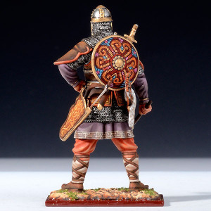 Khan Ogedei Holding Horse-Head Mace