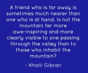 Khalil gibran, quotes, sayings, friendship, amazing quote