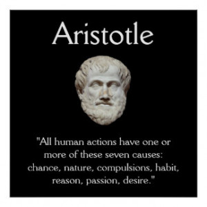 Aristotle - Human Behaviour Quote Posters