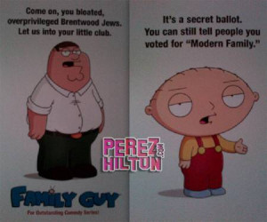 Family Guy wants to win a nomination in the best comedy series ...