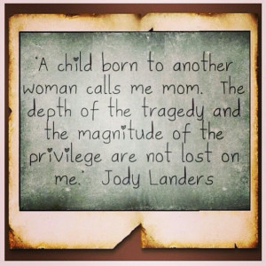 child born to another woman.. How thankful we are to the woman who ...