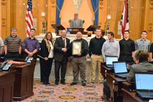 State Champion Clinton-Massie football team honored by Ohio Senate