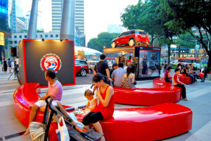 ... you have pictures with red c mon show us and let s paint the town red