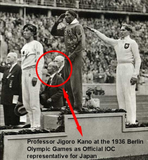 JIGORO KANO AT THE 1936 OLYMPIC GAMES