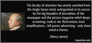 attention has utterly vanished from the Anglo-Saxon mind, extinguished ...