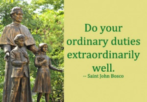 as your main goal Saint John Bosco