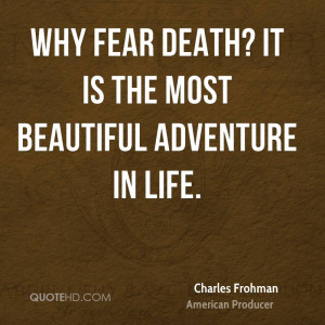 Charles Frohman Death Quotes
