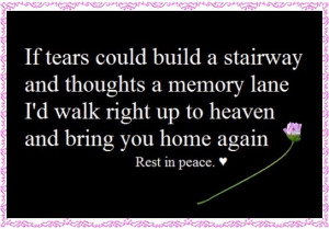 Death, Grief, Rest in Peace Quotes