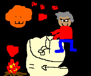 Old man and lion fall in love (heart warming)