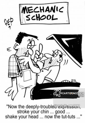 Mechanic Schools cartoons, Mechanic Schools cartoon, funny, Mechanic ...