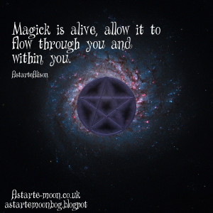 The number three is a very magickal one. The number three makes a ...